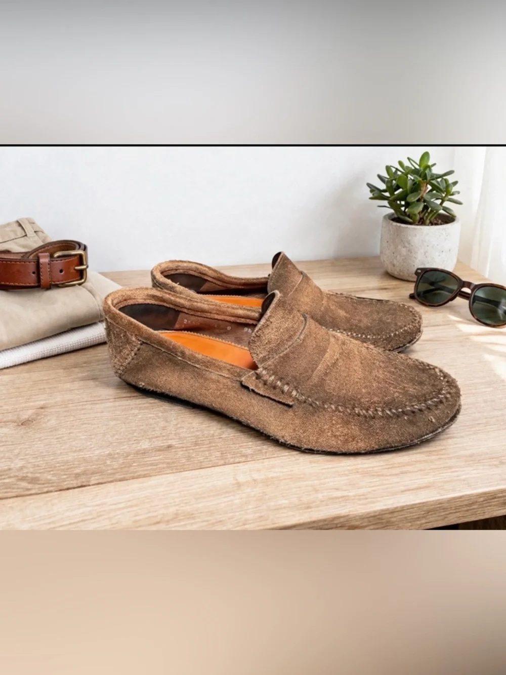 Santoni size brown